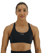 Sujetador deportivo de mujer Joule Elite™ con múltiples tiras - Negro