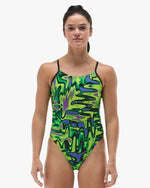 Damen-Badeanzug Durafast Elite Cutoutfit – Flux