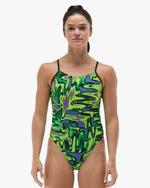 Damen-Badeanzug Durafast Elite Cutoutfit – Flux