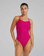 Bañador femenino Durafast Elite® TrinityFit con espalda cruzada