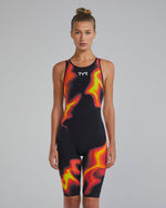 Women's Venzo Open Back Tech Suit - Infrared