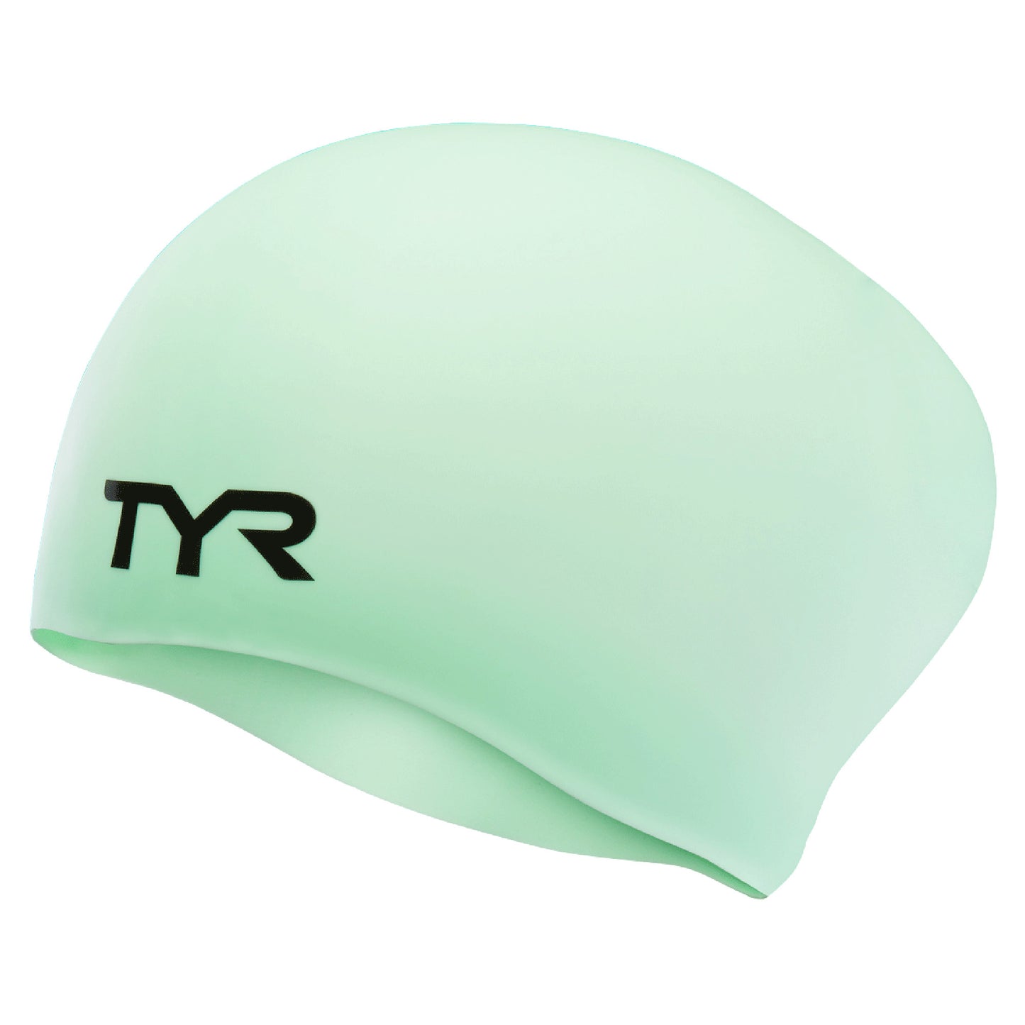 TYR Adult Long Hair Silicone Wrinkle-Free Swim Cap