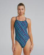 Maillot de bain à découpes TYR Durafast Elite® pour femme - Dragonflyte 