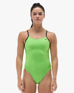 Bañador CutoutFit sólido Durafast® Elite para mujer