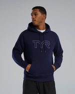 Sweat à capuche technique TYR UltraSoft pour homme avec grand logo 