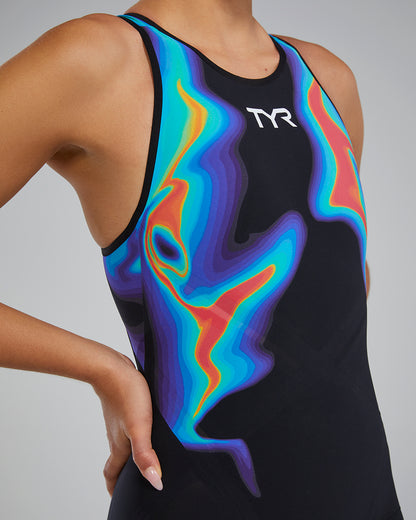 Women's Venzo Openback Swimsuit - Infrared