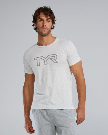 🎁 TYR Unisex Ultrasoft Lightweight Tri Blend Tech Tee - Big Logo (100% off)