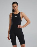 Women's Venzo Open Back Swimsuit - Solid - Non PFAS